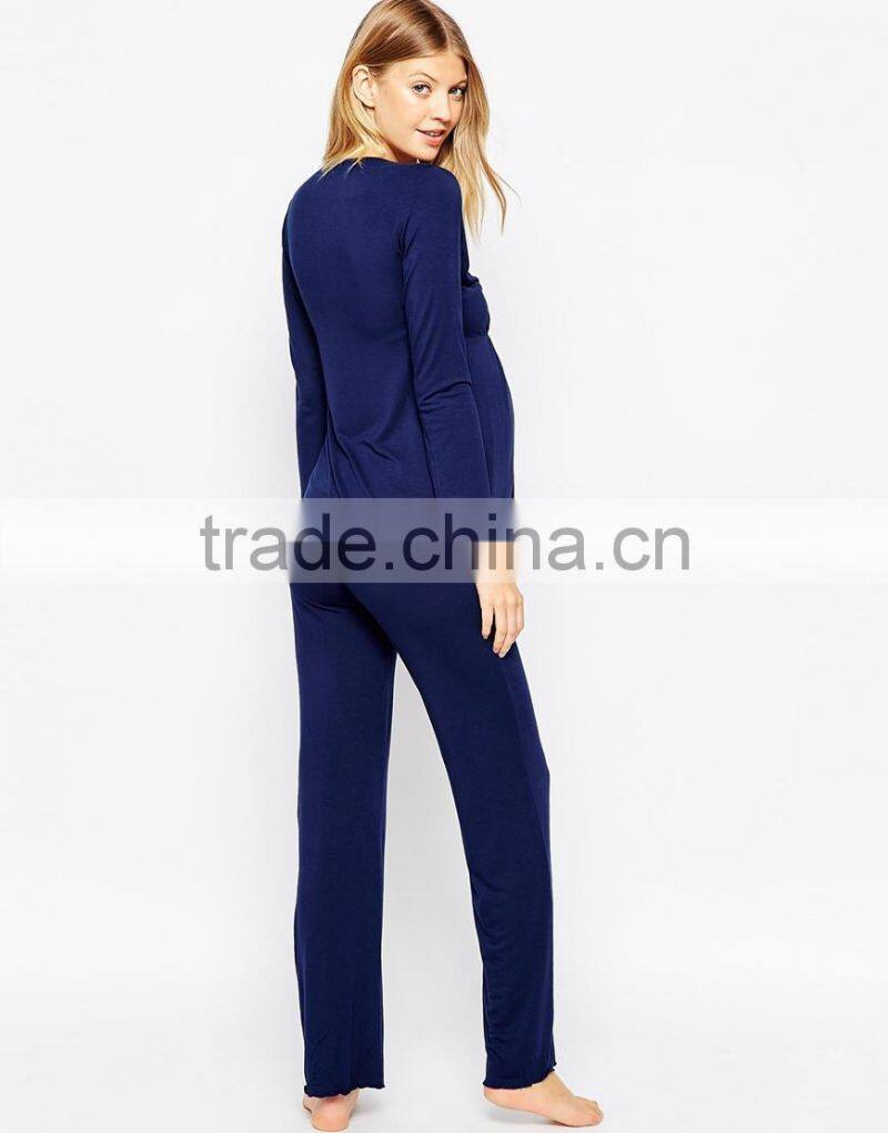 Regular fit ture to size jersey nursing pajamas for women 2015