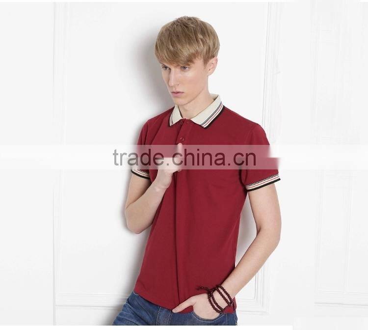 2015 hot sale 100% cotton men Polo t-Shirt high quality ST-13
