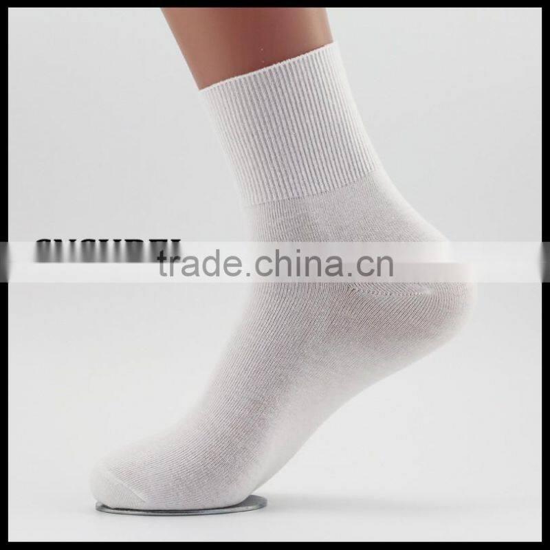 Wholesale thick women knitting patterns medical non-binding silver fiber excell diabetic gel and circulatory crew socks
