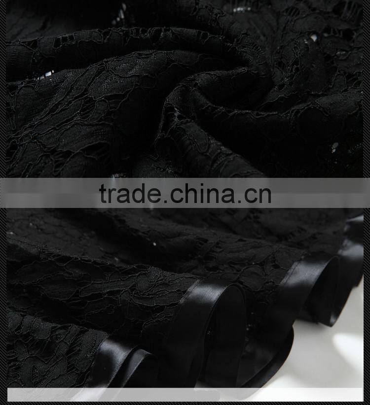 2016 Latest Fashion midi skirts oem lace fishtail pencil sexy women skirt for wholesale