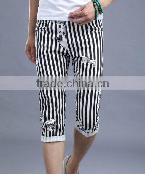 custom men short capri pants