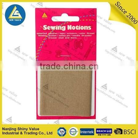 2016 new design hot selling cotton drill iron on patches