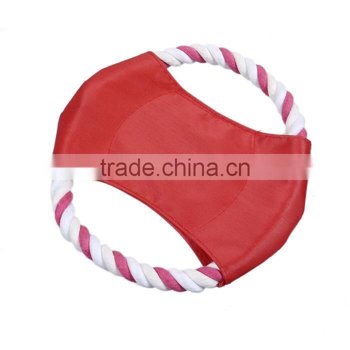 Cotton Pet Products Chew Molar Toy Durable Round Fuchsia