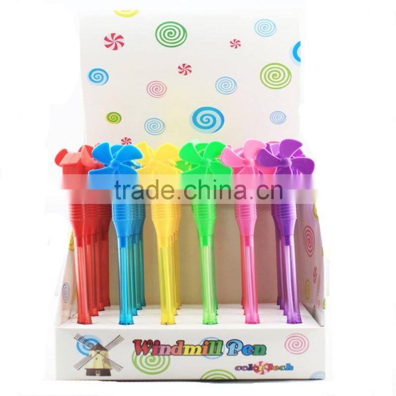 Cheap sunflower ballpoint pen new windmill ballpoint pen wholesale flashing promotion pens