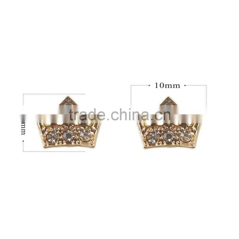 Sterling Bohemian Dubai Crown Jewelry Hiphop Earrings For Unisex Wholesale