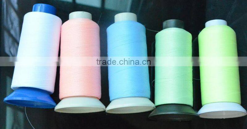 High end glow in the dark wholesale embroidery tassel silk thread for weaving