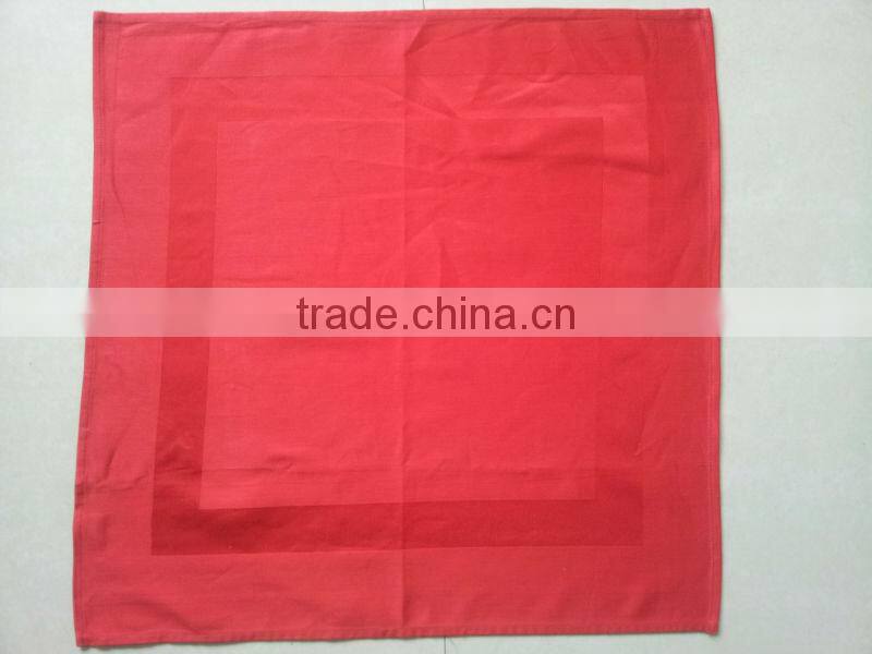 100% cotton table napkins China manufacturer