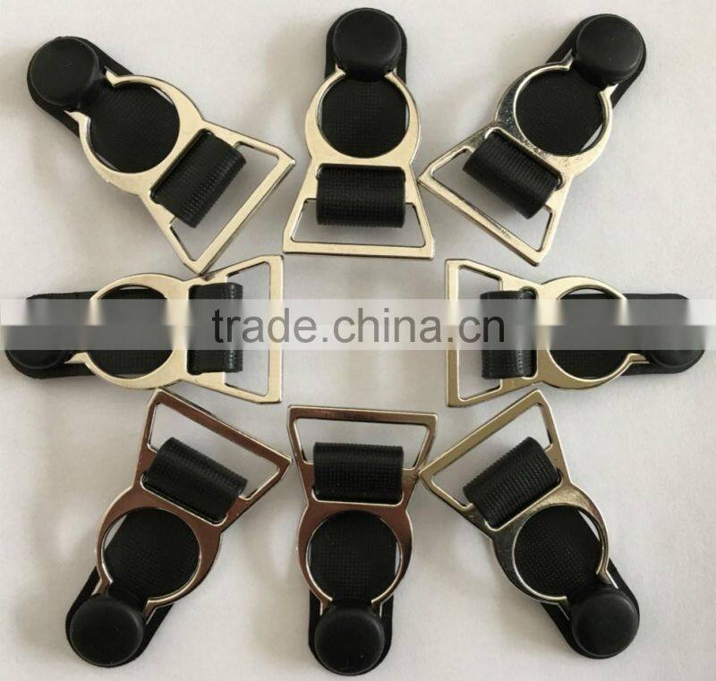20mm 2017 Dubaa Trading Inc Sexy Lingeries Accessories Silver Garter Metal Suspender Clip NEW Style