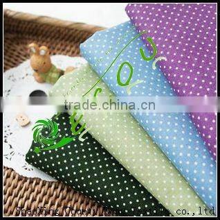 cotton middle black dot fabric