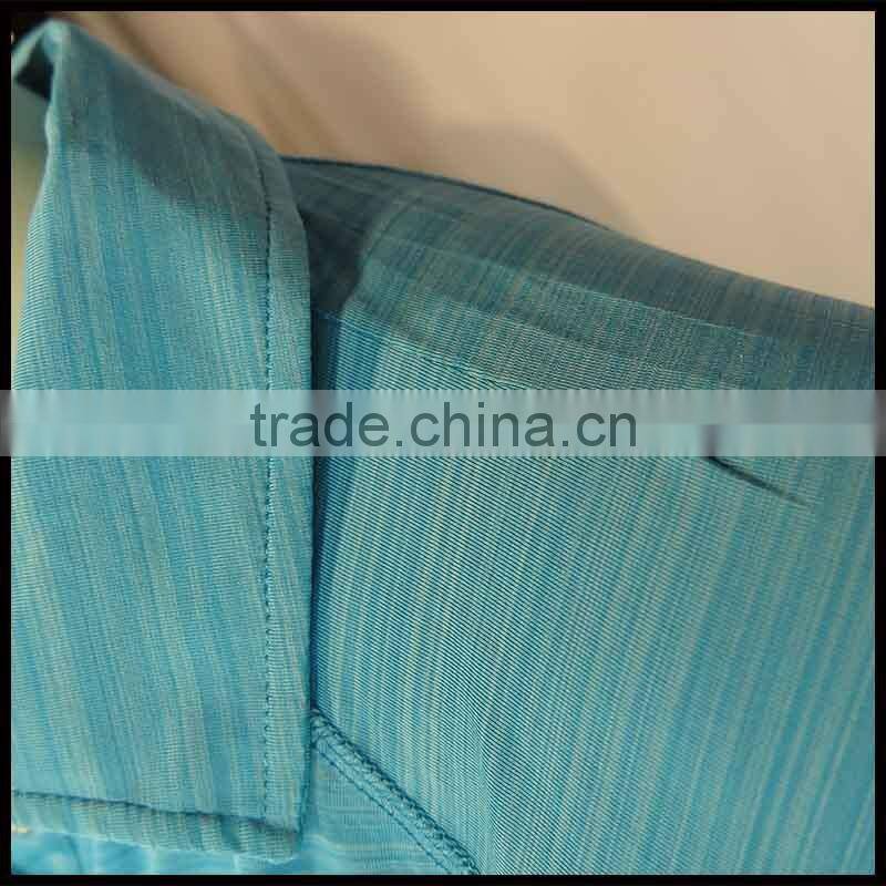 T092-1642T OEM 90%Pes 10%Spandex Melange Short Sleeve Tops POLO Shirt