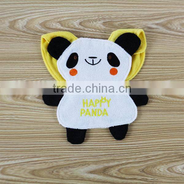 Happy Pink Cat Baby Cotton Bandana Bibs