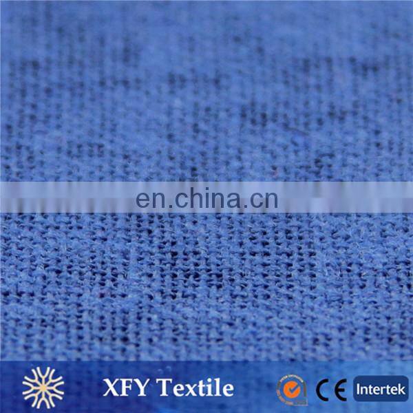 XFY-RL161 Navy Fluorescence Pigment Dye Rayon Linen Fabric Price