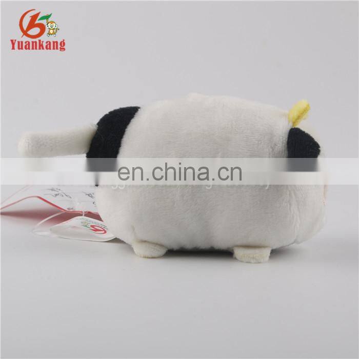 Hot sale promotional mini plush cow stuffed animal toy