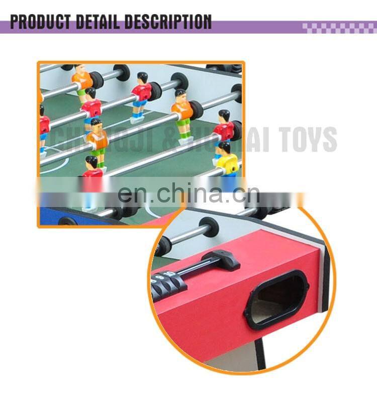 kids indoor sport football game wooden table set pool soccer table