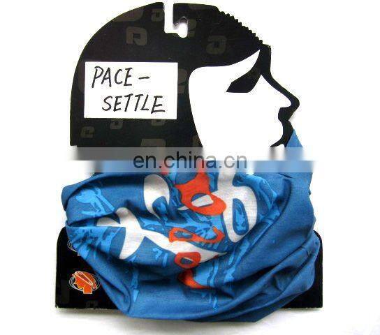 Tubular knitted bandana for sports