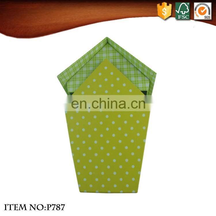 New products 2017 house shape decorative cardboard storage box