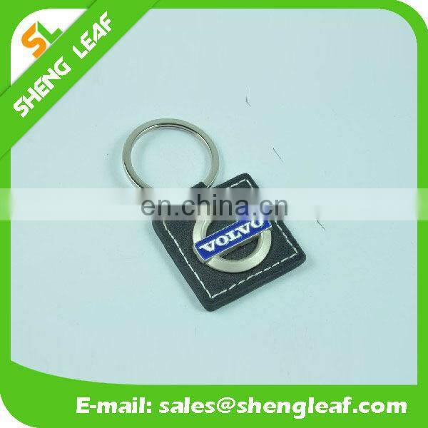 Top A quality leather car keychain with custom logo