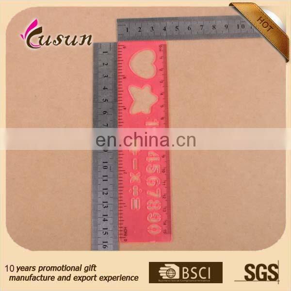 Factory direct sale High quality 15cm straight drawing scale straight ruler