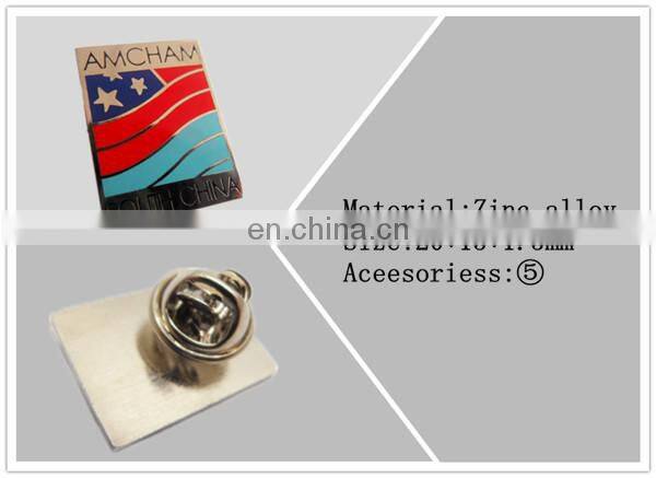 Top quality Metal material star shape metal lapel pin for sales