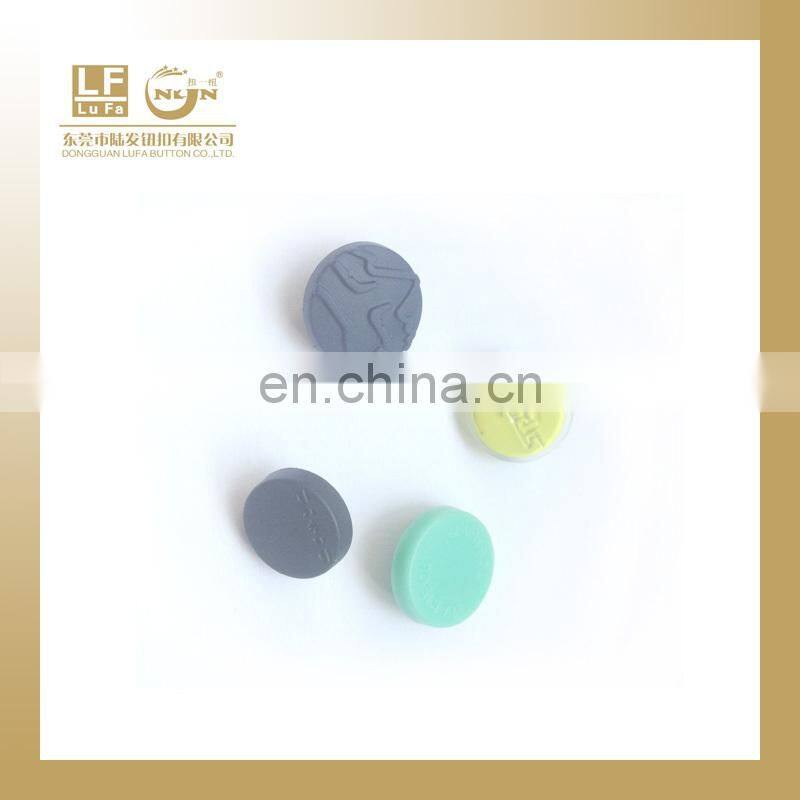 custom snap rubber button