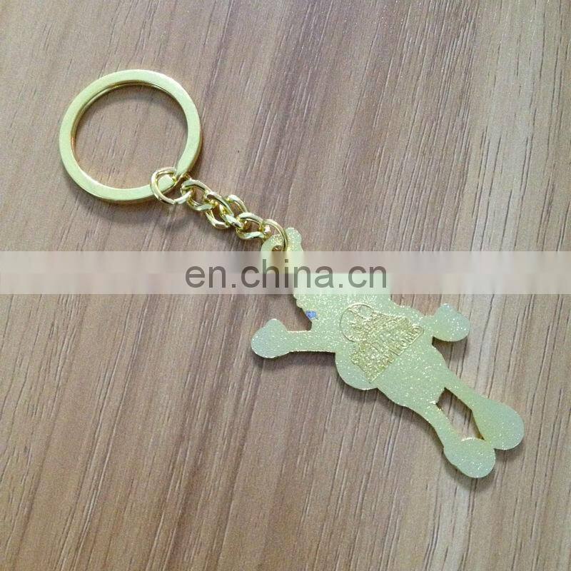 Top sales custom logo hard enamel keychain