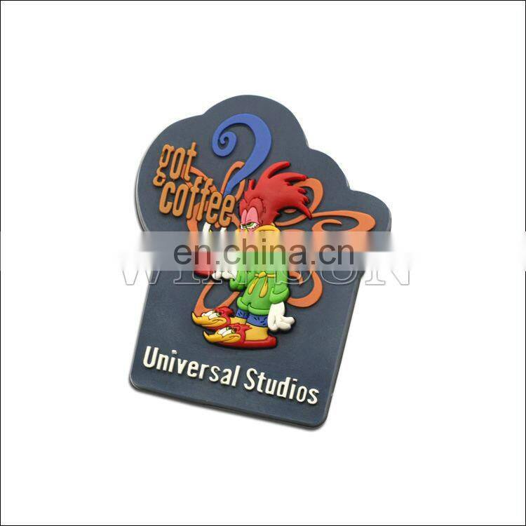 Cartoon Animation Funny soft pvc magnetic fridge magnet