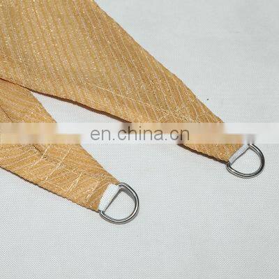 TRIANGLE SUN SAIL SHADE GARDEN PATIO CANOPY, WATERPROOF SHADING NET SAILS