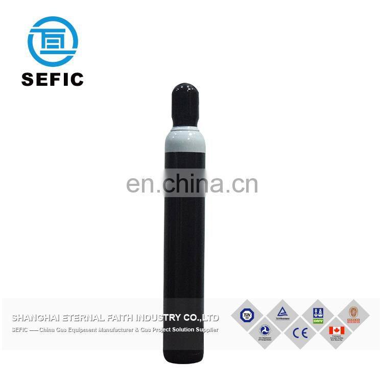 Refillable Colorful Stainless CO2/Argon Gas Empty Steel Cylinder