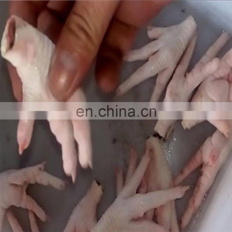 Factory price chicken feet cutting machine/Chicken feet processing machine /Chicken toe cutting machine
