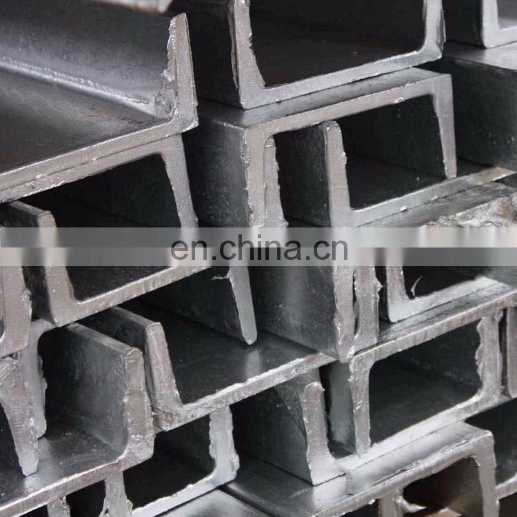 Standard Sizes Galvanized U Beam Steel Channel Steel