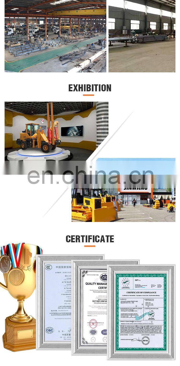 CE approved diesel power hydraulic load pile driver for highway guardrail