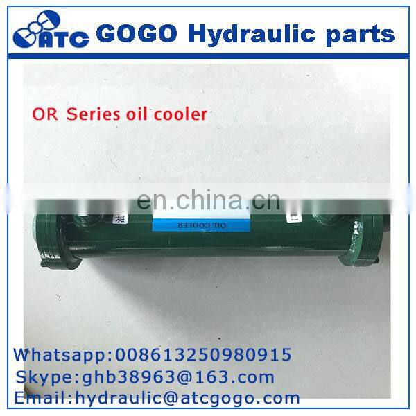 OR-60 Hydraulic Heat Exchanger Shell and tube hydraulic oil cooler , Water cooled types heat exchanger OR 60