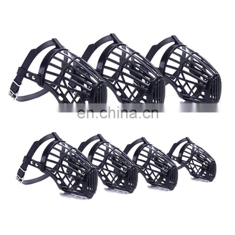Wholesale Seven Size Durable Anti Barking Werewolf Plastic Werewolf Bondage Pet Muzzle For Dogs
