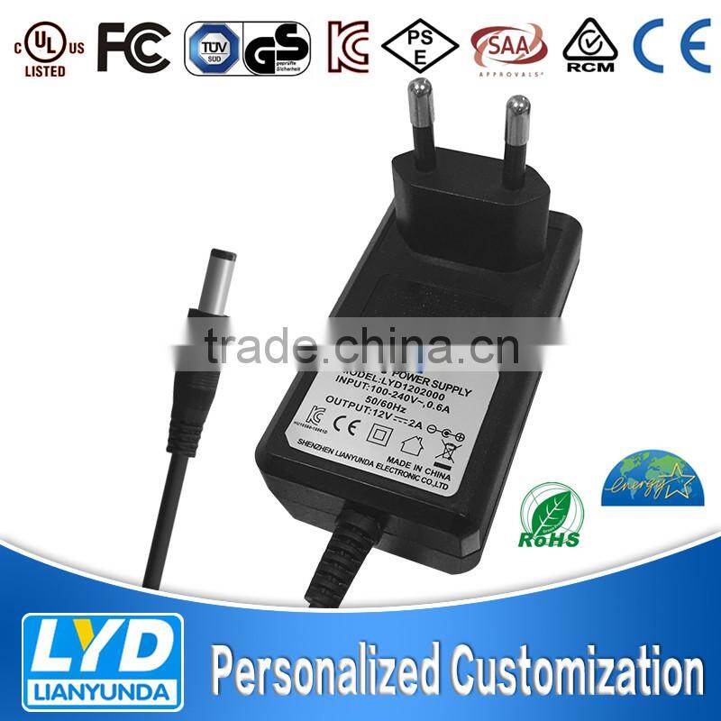 Shenzhen Factory provide 220v ac to 6v dc power adapter with UL FCC CE GS SAA approvals