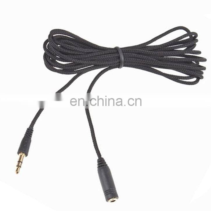 3.5mm Cloth Lanyards Headphone Cable Audio Cable Extension