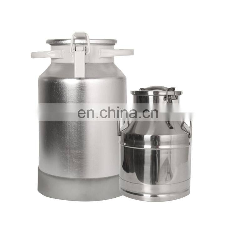 20L 25L 40L 50L stainless steel aluminum milk can with lid for milk transportation container