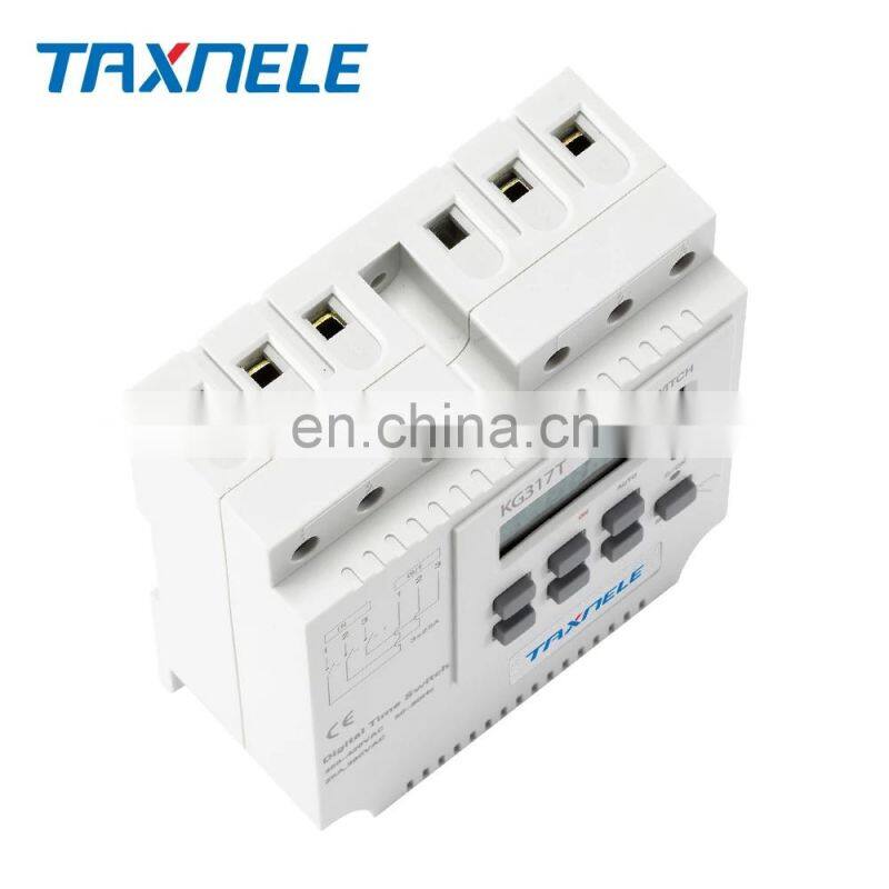 KG317T 380V / 25A / 16A three 3 phase timer Three-phase motor timing control switch 16 times on / off timer switch