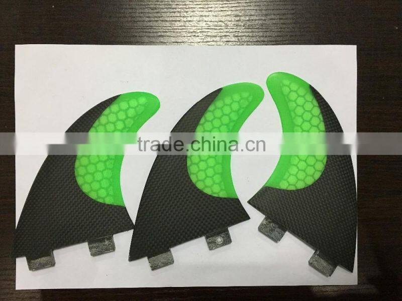 Fiberglass honeycomb surfing fin FCS and FUTURE type JSF021