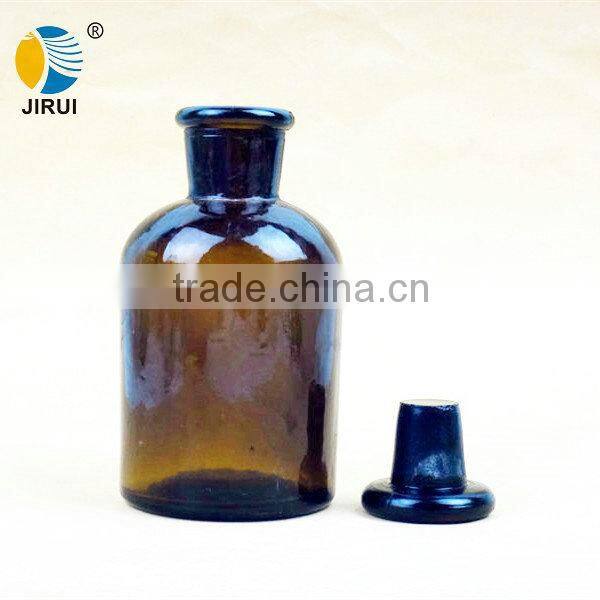 250ml Glass Amber Reagent Bottles With Cork