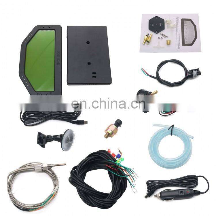 DO904 Multi-function Full Sensor Led Digital Race Car Digital Dashboard Meter LCD Display