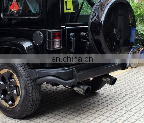j093 muffler car exhaust pipe for jeep for wrangler jk 2007-2017 lantsun