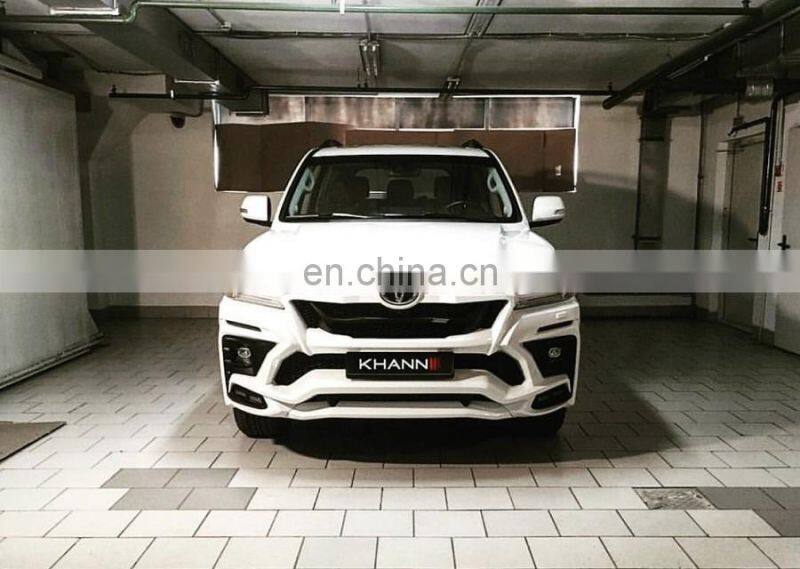 Runde Top Quality For 2018+ Toyota Land Cruiser 200 Upgrade KHANN Style Body Kits Front Bumper Rear Bumper