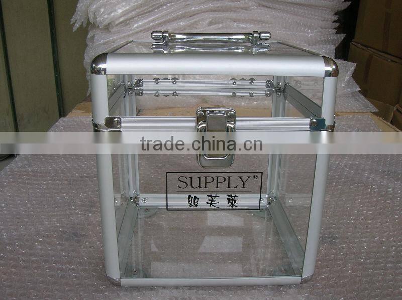 Lovely and elegant Pink decorative pattern Jewelry Case