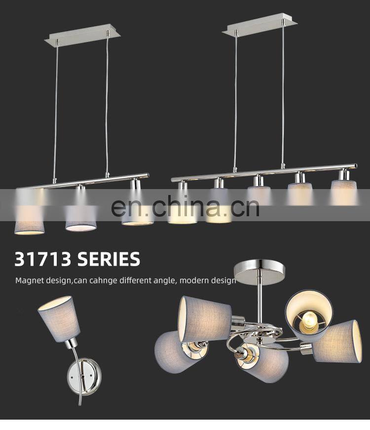 HUAYI European Style Post Modern Home Decoration Restaurant Hanging Pendant Lighting Chandelier