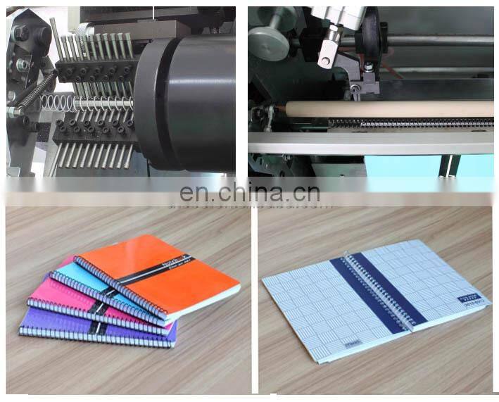 UT420S Automatic Single wire-o binding machine nylon coated o ring Notebook Binder