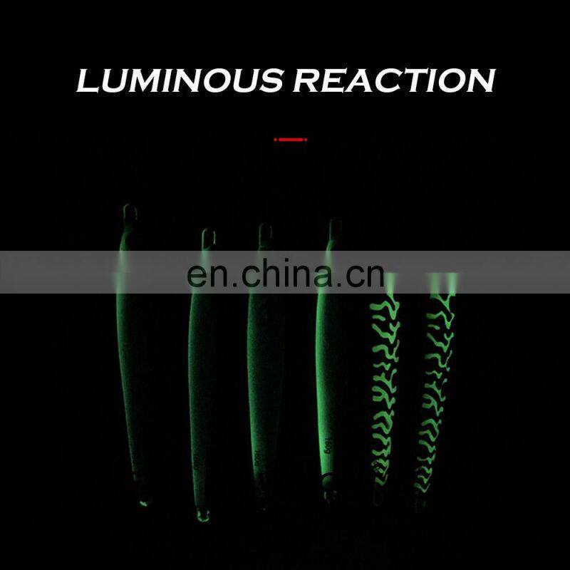 JOHNCOO Saltwater 160g 200g Luminous Reaction Metal Jigs Jigging Fishing Lure