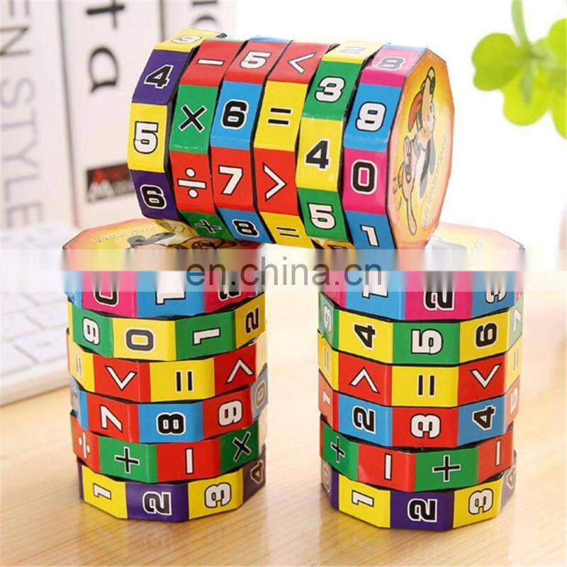 Children Montessori Games Mathematics Numbers Magic Cube Toy Puzzle Game Kids Learning Education Math Toy Fun Calculate Game