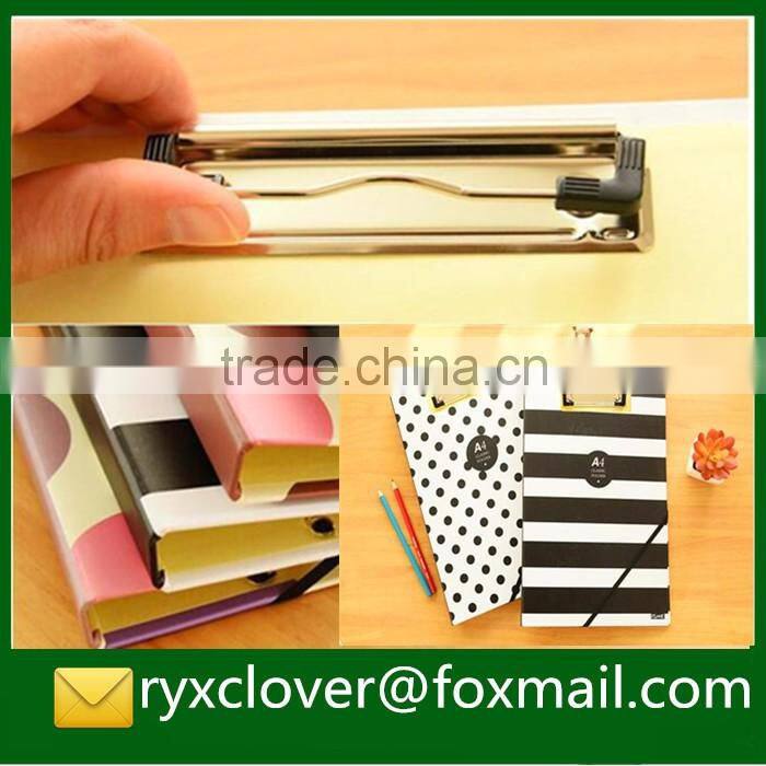 A4 A5 Clear PP plastic writing clipboard made in china
