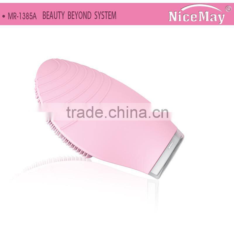 mini silicon facial massager brush rechargeable