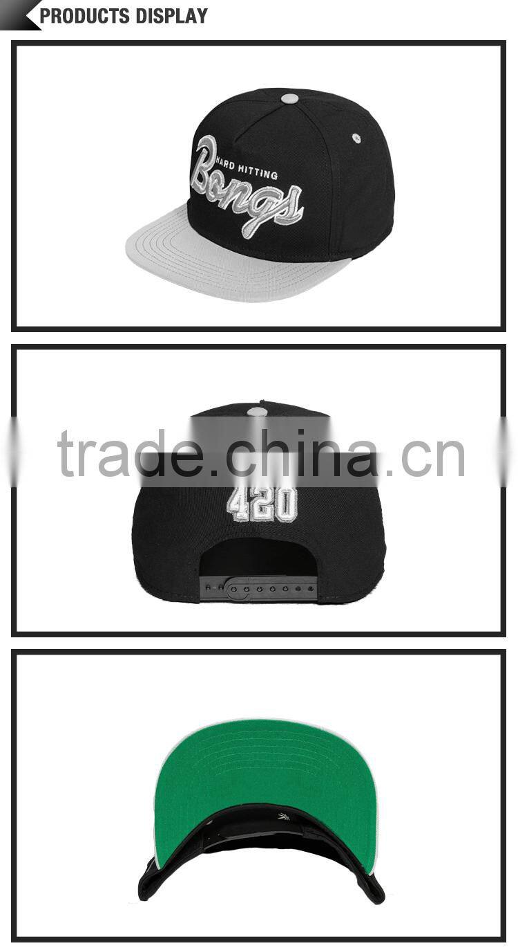 2015 hot asian hat 5 panels Snapback Flat Brim Custom caps and hats